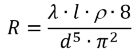 hydraulic gradient-turbulent flow kg/m7